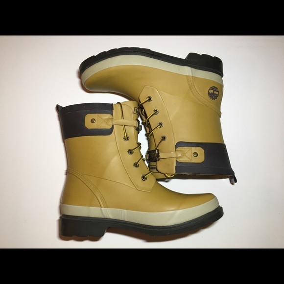 Timberland Rain Rubber Ankle Boots Women's SZ US 9 - Picture 6 of 8
